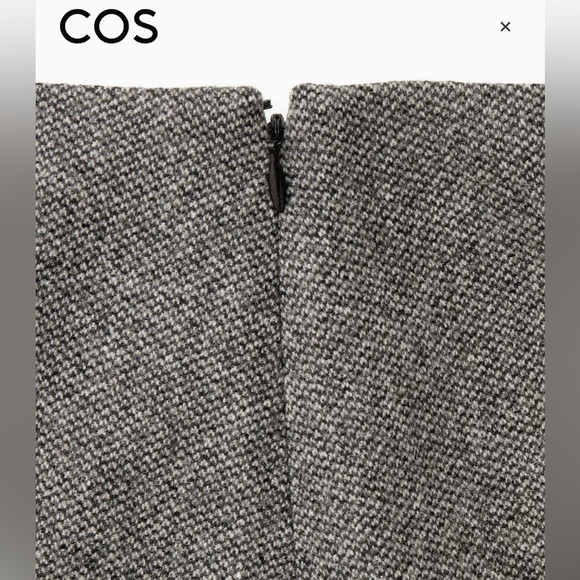 NEW COS Wool Jacquard Skirt Lined, Size 12 - Picture 2 of 12